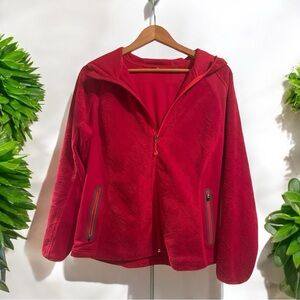 EDDIE BAUER Patterned Fleece Size Large